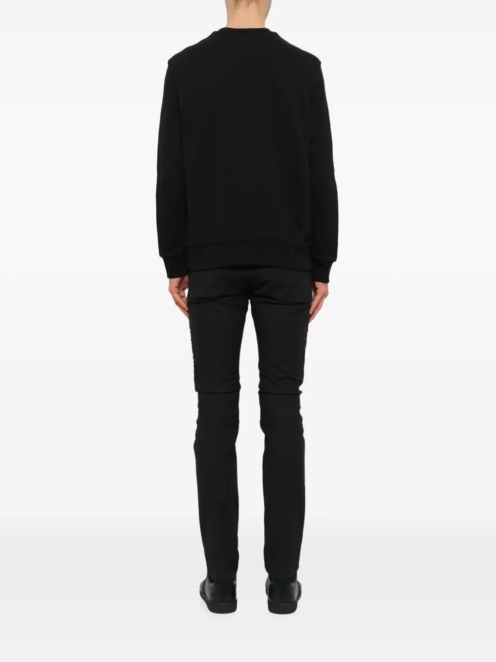 Neil Barrett Sweater met logo-reliëf Zwart