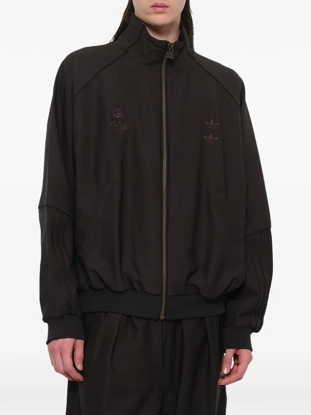 Willy Chavarria x Adidas Twill Track Jacket | Black | FARFETCH CZ