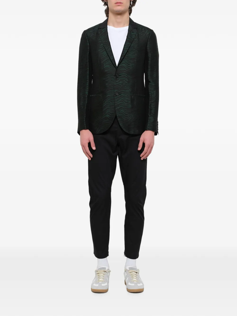 Lanvin D8 Slimfit 2Bt jacket Groen