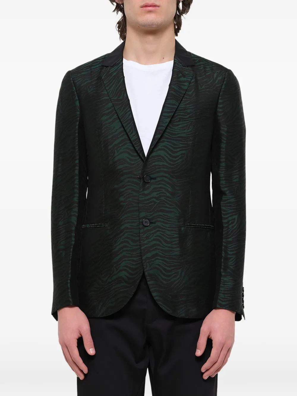 Lanvin D8 Slimfit 2Bt jacket - Verde