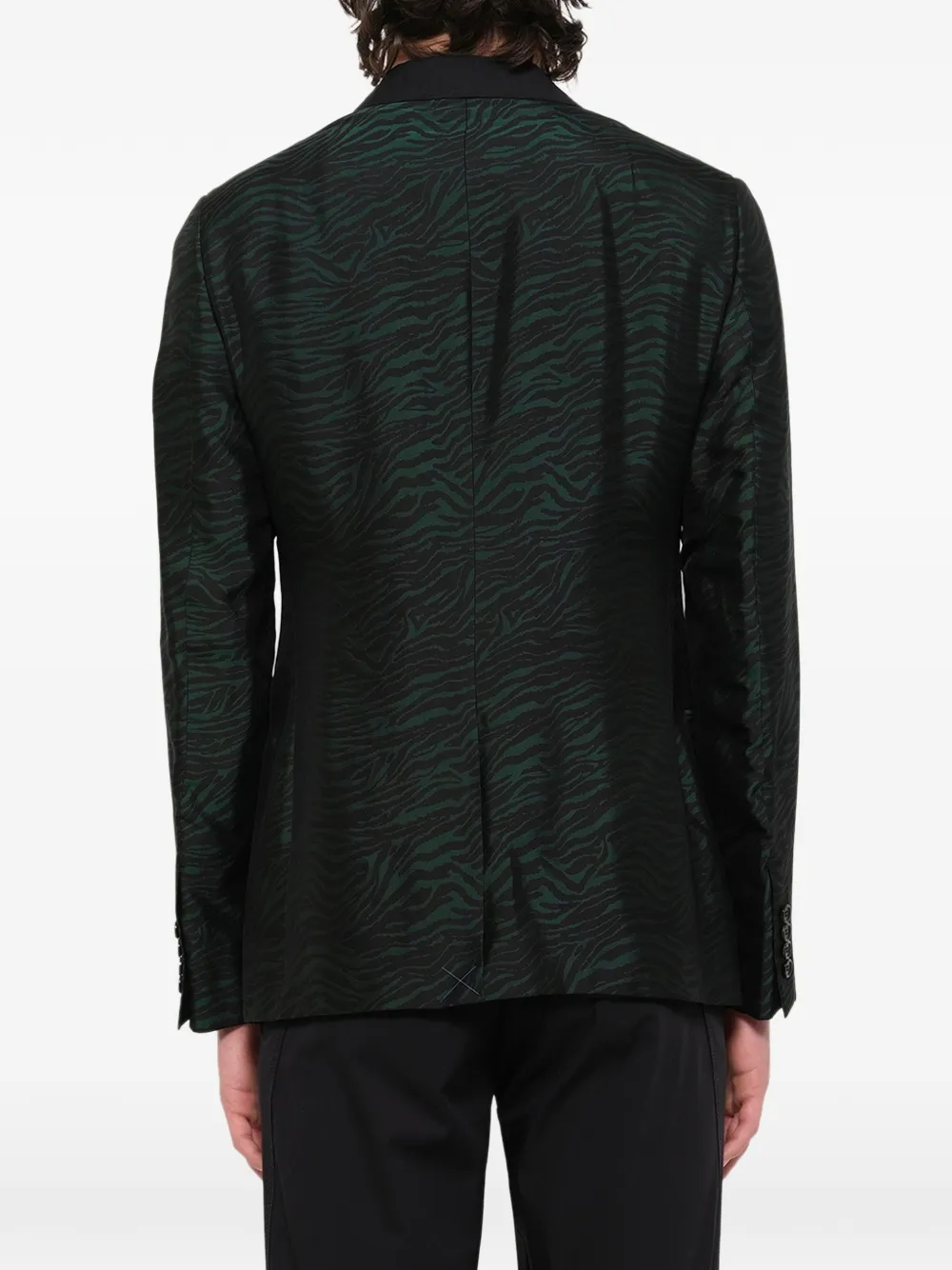Lanvin D8 Slimfit 2Bt jacket Groen