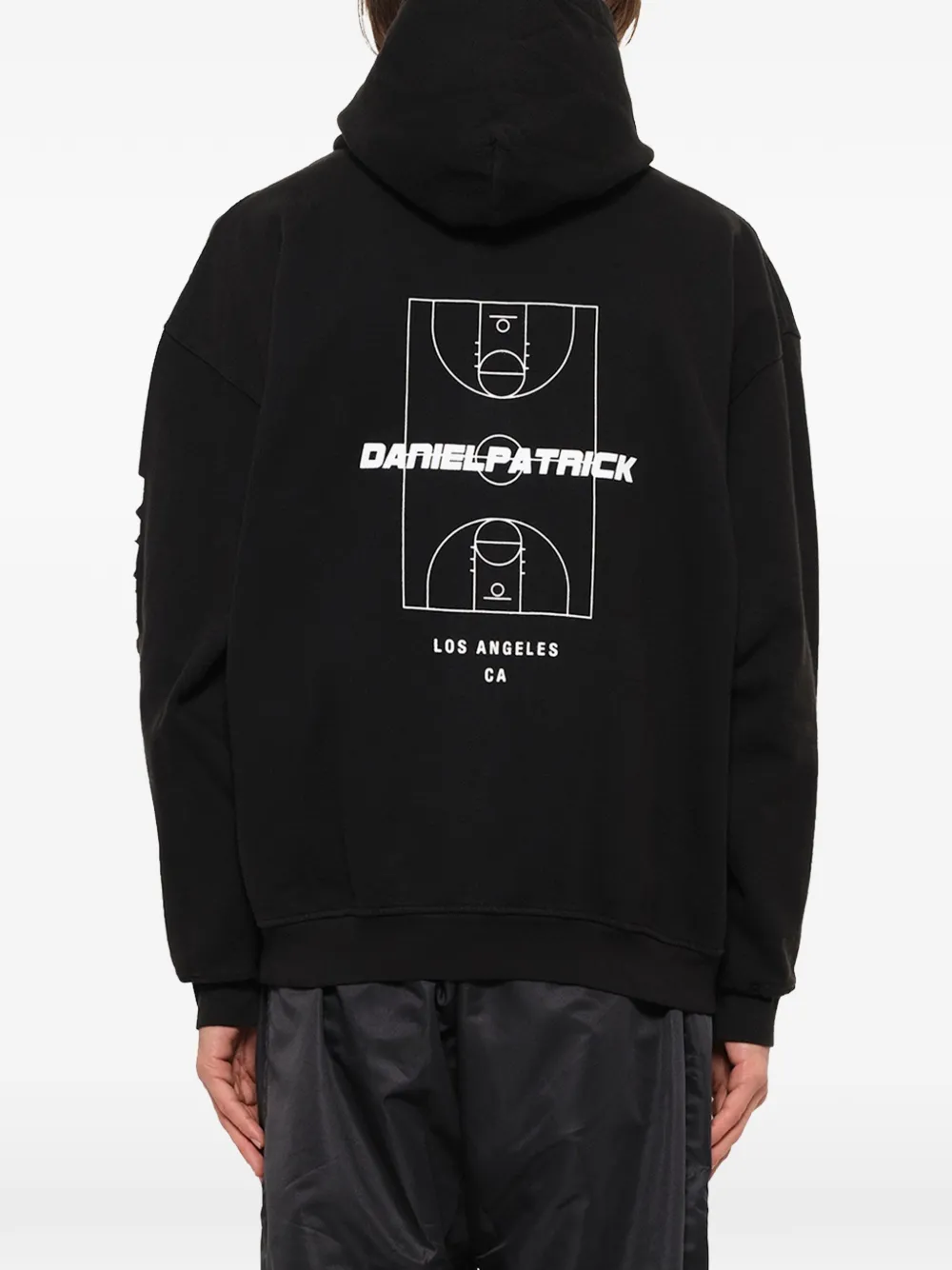 Daniel Patrick Court hoodie Zwart