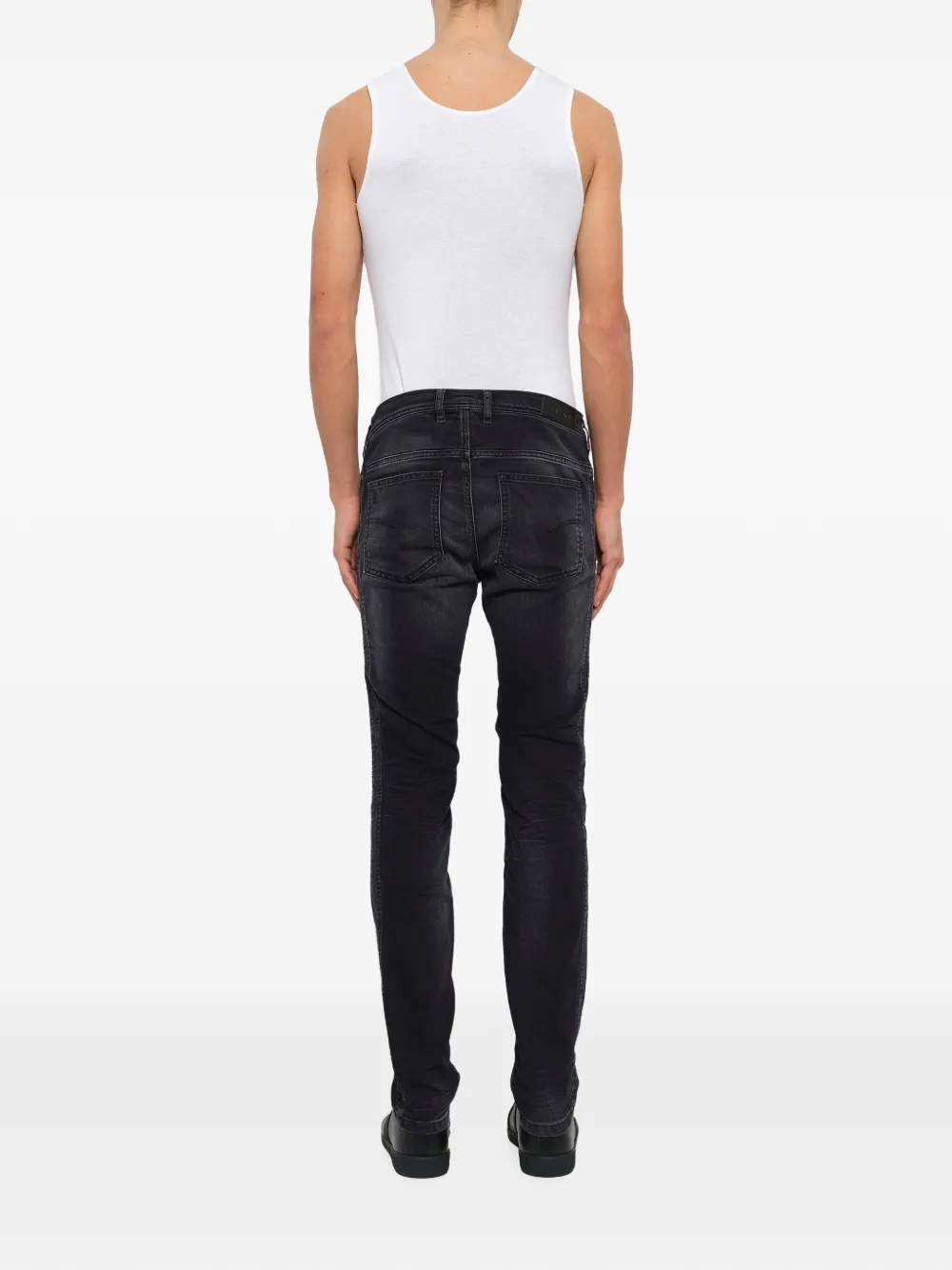 Neil Barrett slim-fit jeans Zwart