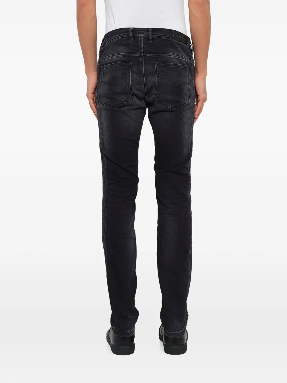 Neil Barrett slim-fit jeans Zwart