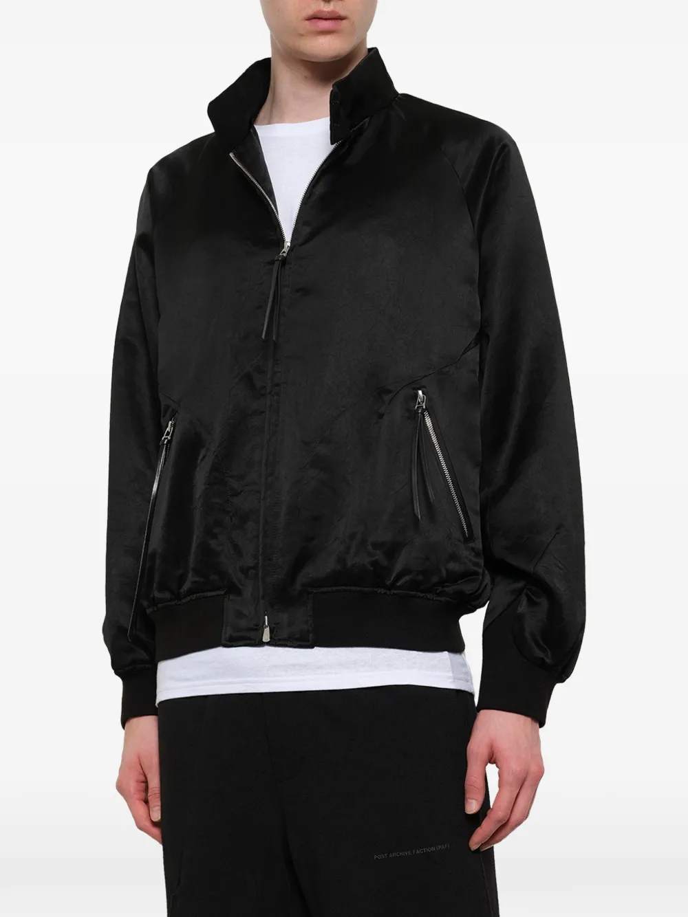 Post Archive Faction Opening Bomber Jacket | Black | FARFETCH RO