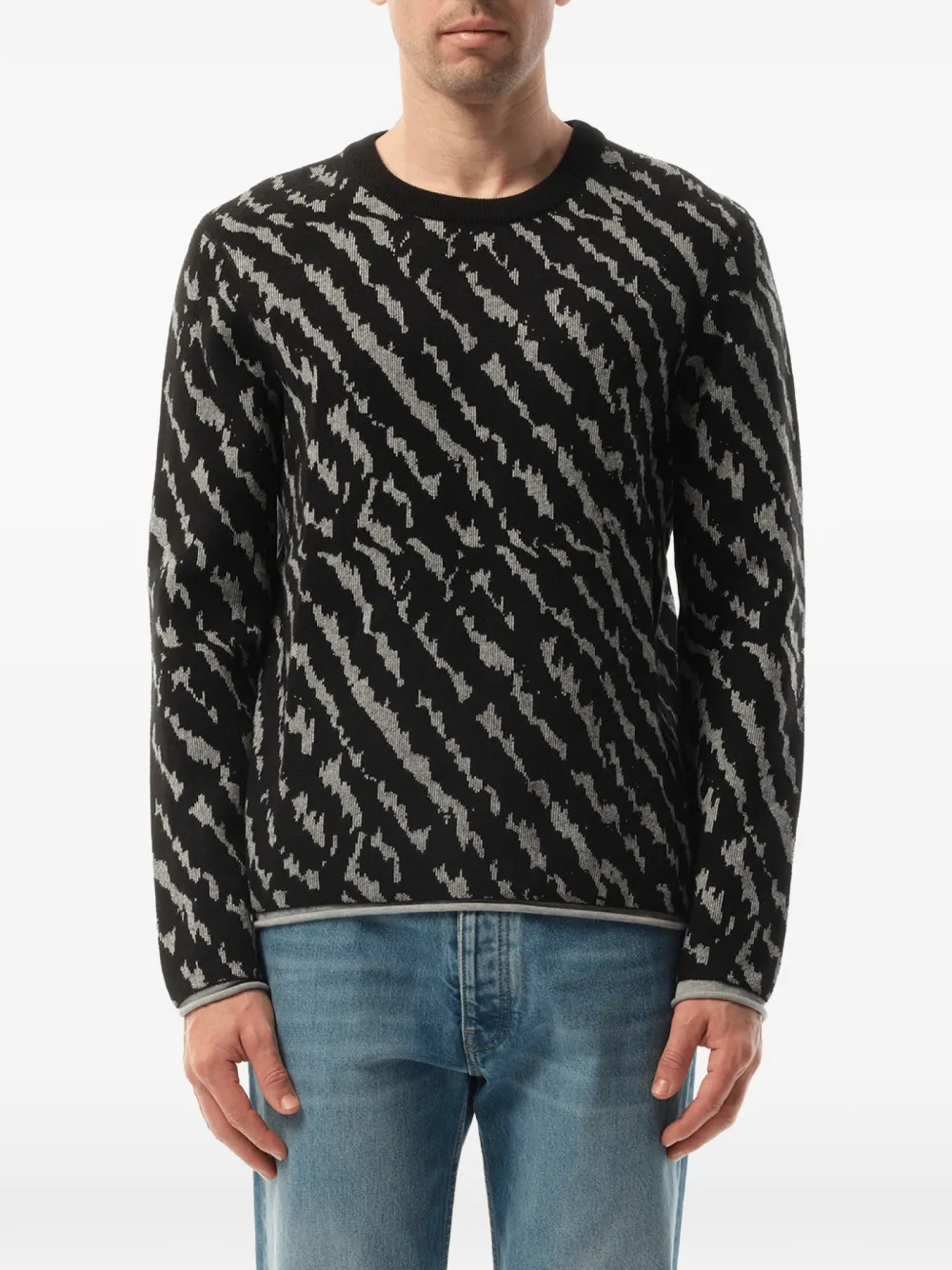 Lanvin jacquard-knit sweatshirt - Nero