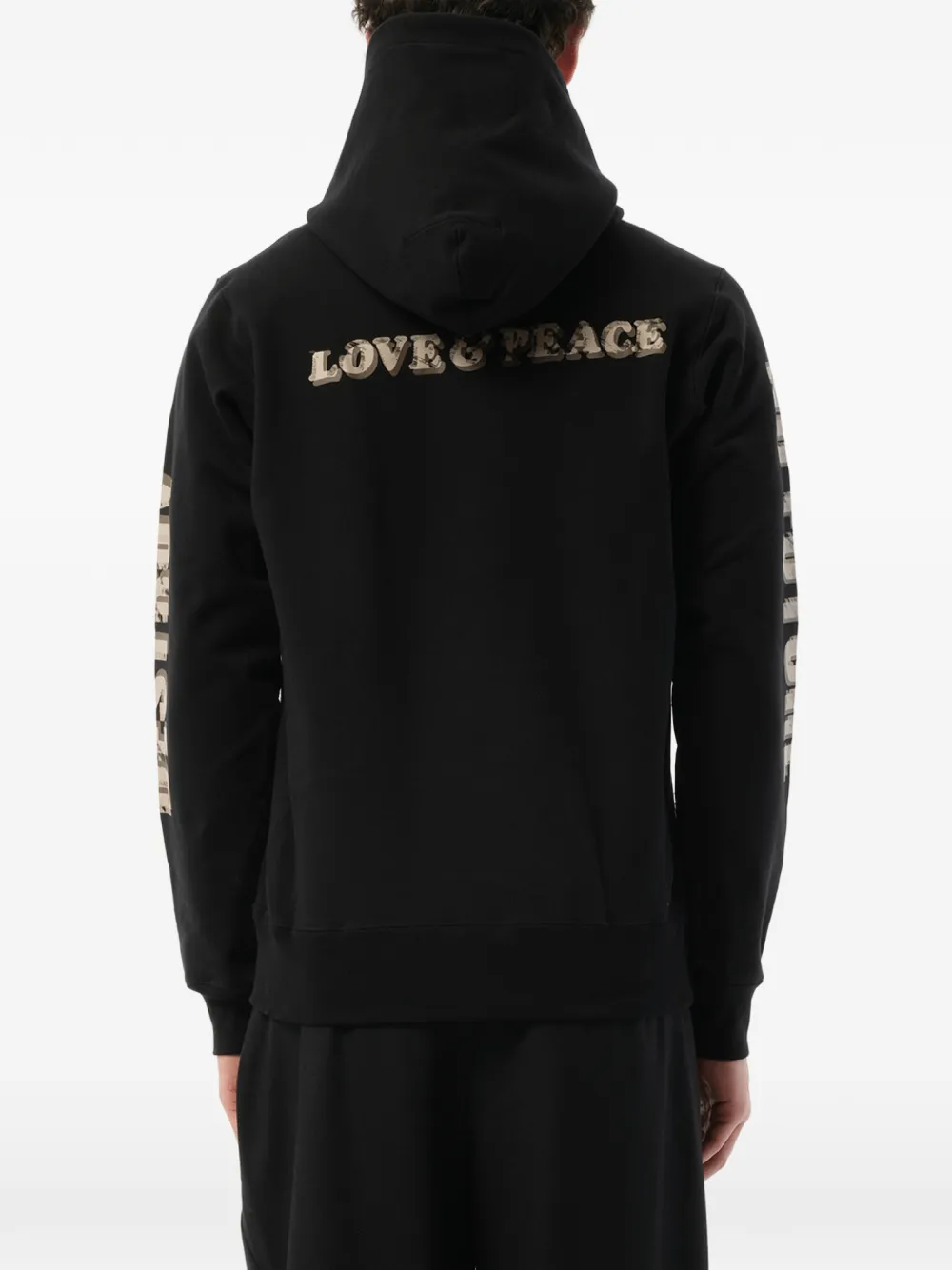 Mastermind Japan Hoodie met logoprint en trekkoord Zwart