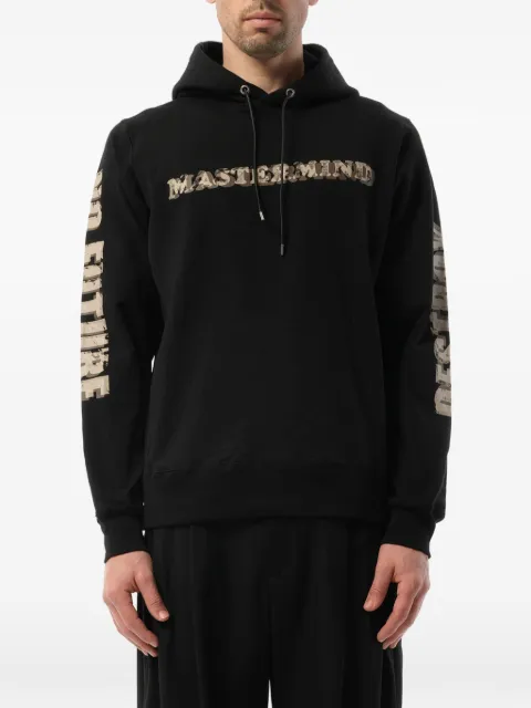 Mastermind Japan logo-print drawstring hoodie