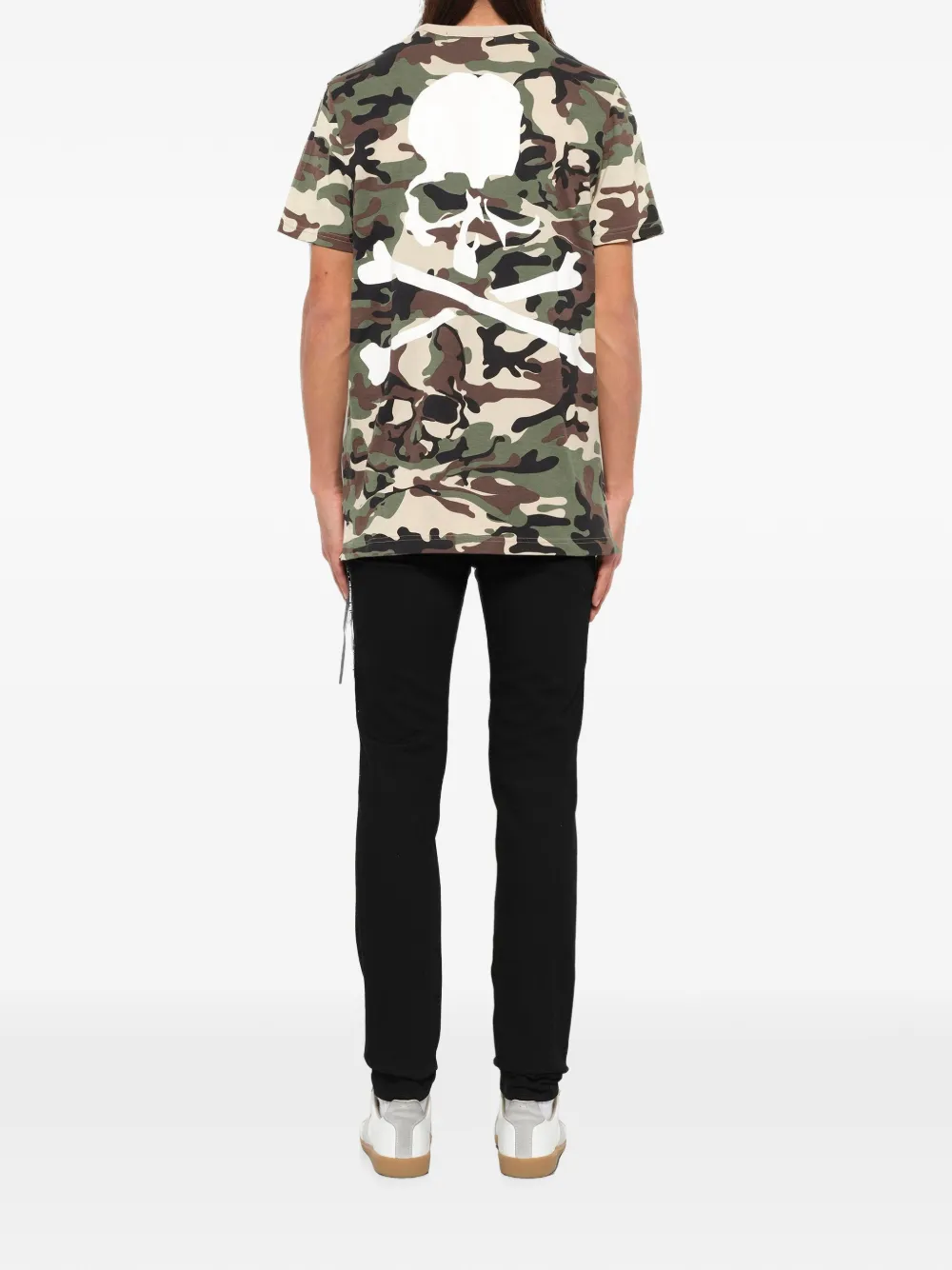 Mastermind Japan T-shirt met camouflageprint Groen