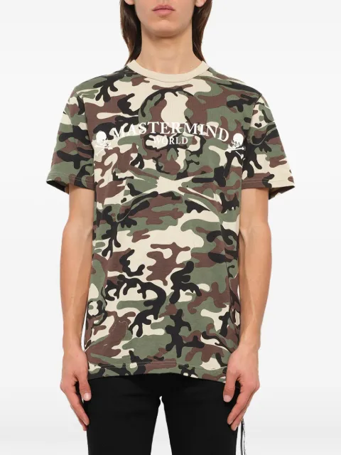 Mastermind Japan camo-print T-shirt