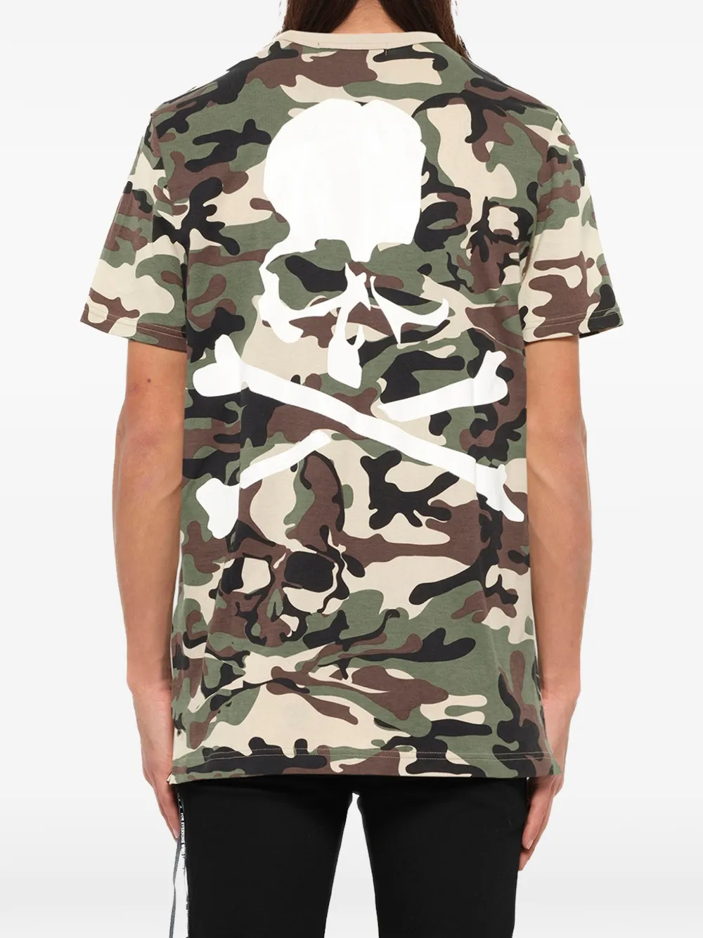 Mastermind Japan T-shirt met camouflageprint Groen