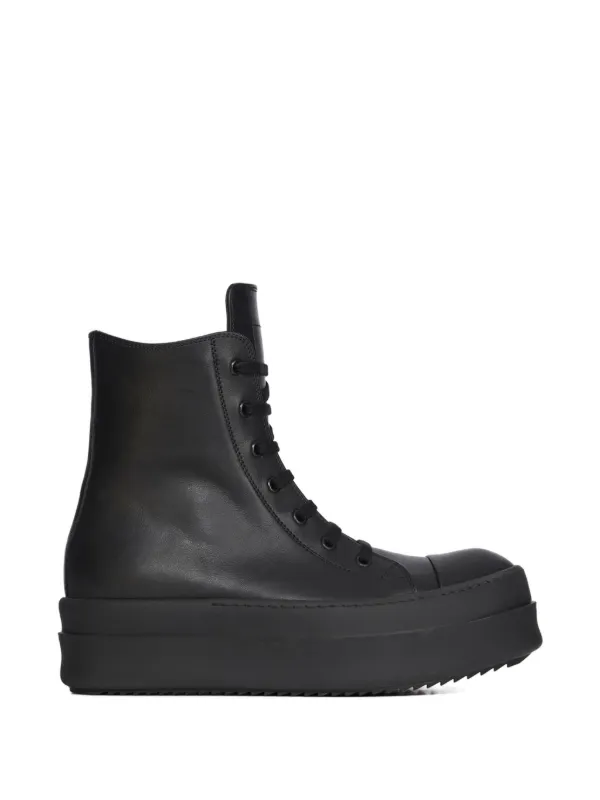 Rick Owens Megabumper レザースニーカー | ブラック | FARFETCH JP
