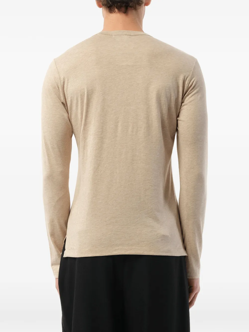 Mastermind Japan T-shirt met logopatch Beige