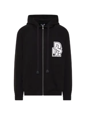 Chrome Hearts Foti Tic Tac Toe zip-up Hoodie | Black | FARFETCH