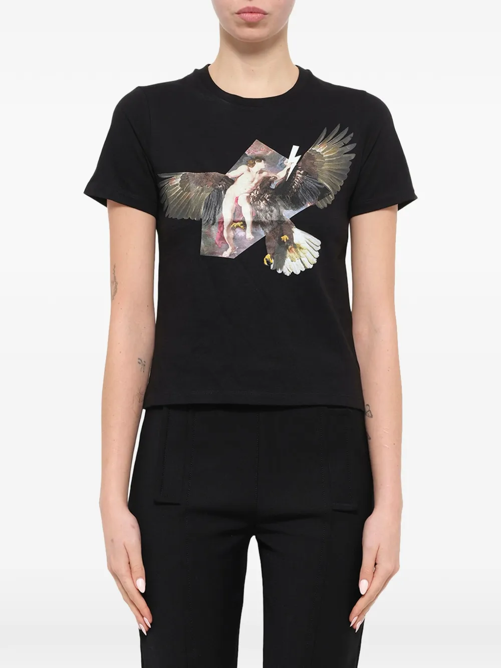 Neil Barrett eagle-print T-shirt · S