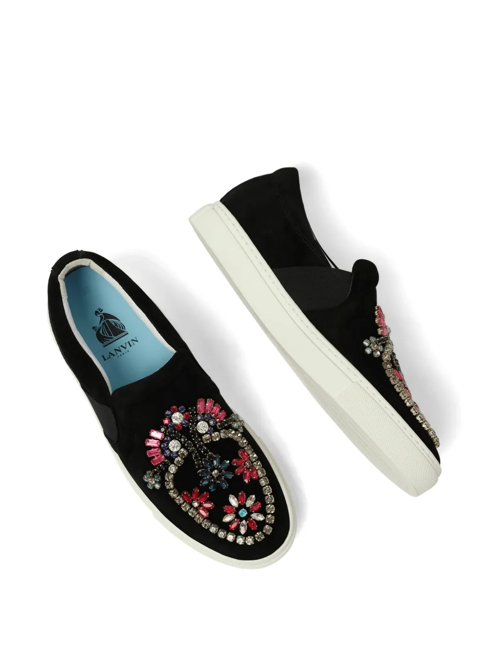 Lanvin Slip-on sneakers Zwart