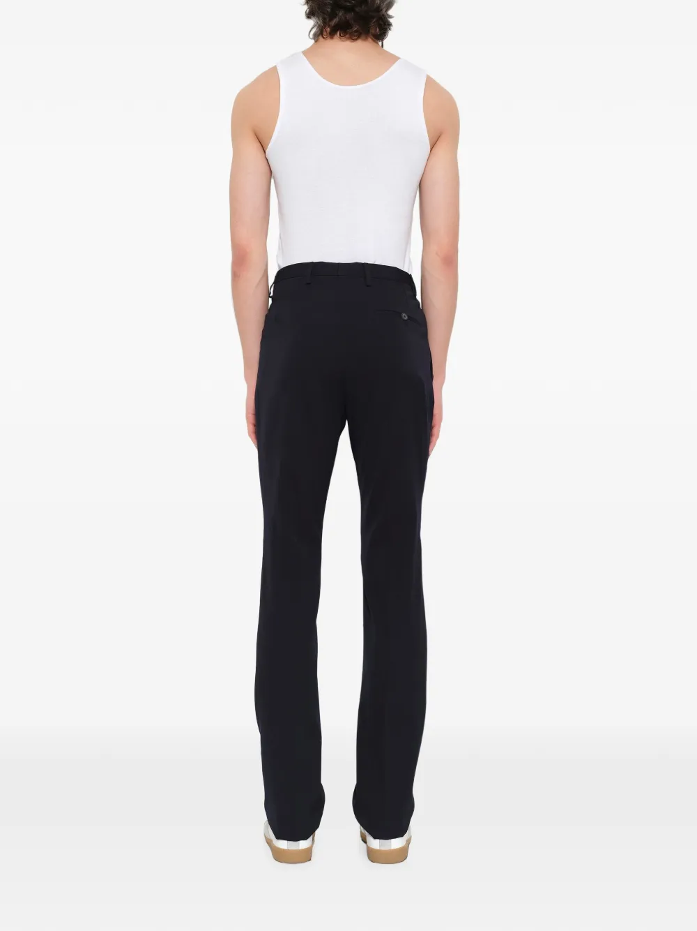 Lanvin Broek met zak met strik Blauw
