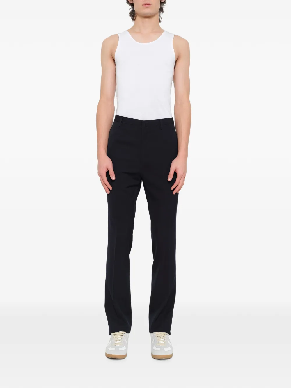 Lanvin Broek met zak met strik Blauw