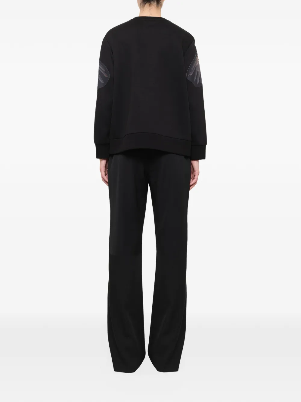 Neil Barrett eagle-print sweatshirt Zwart
