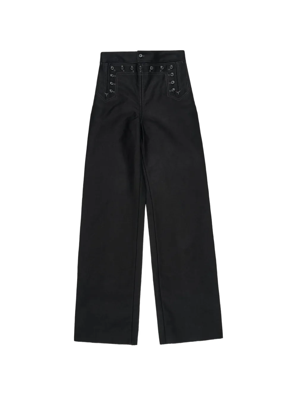 Maison Margiela Broek met veters Zwart