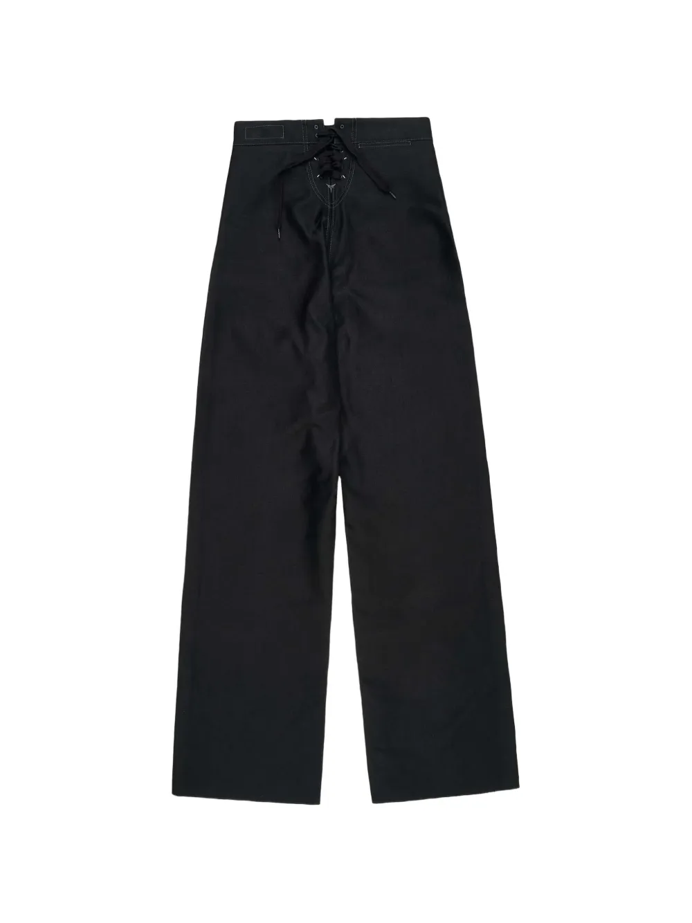 Maison Margiela lace-up trousers - Nero