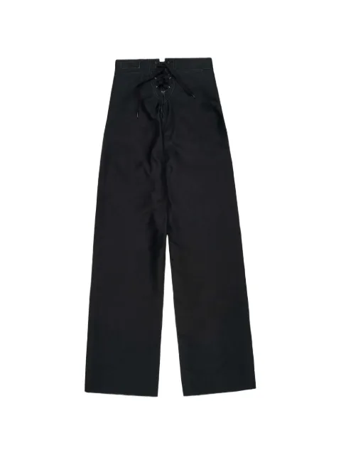 Maison Margiela lace-up trousers