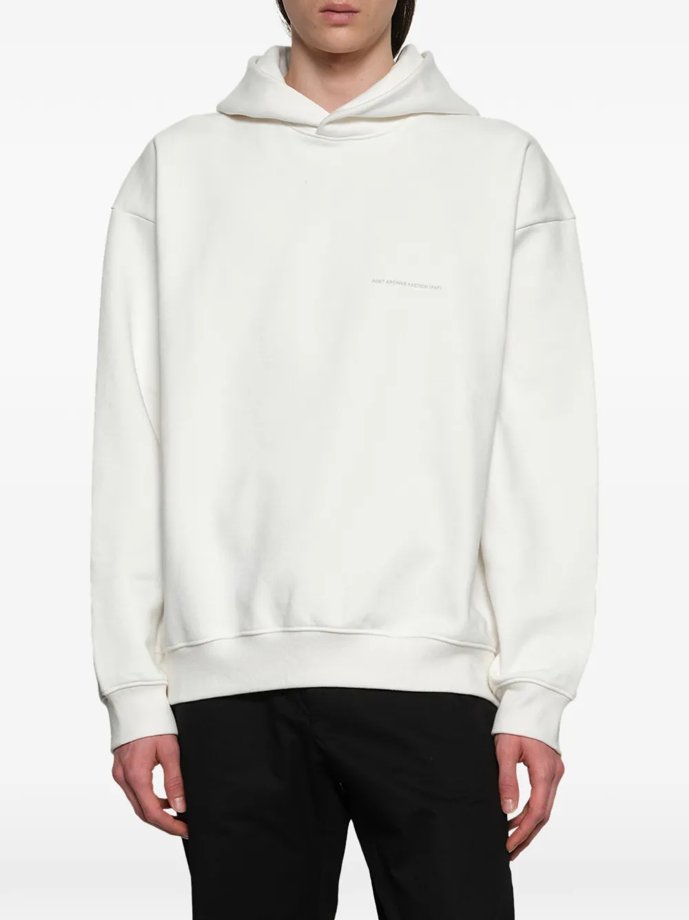 Post Archive Faction Work hoodie Beige