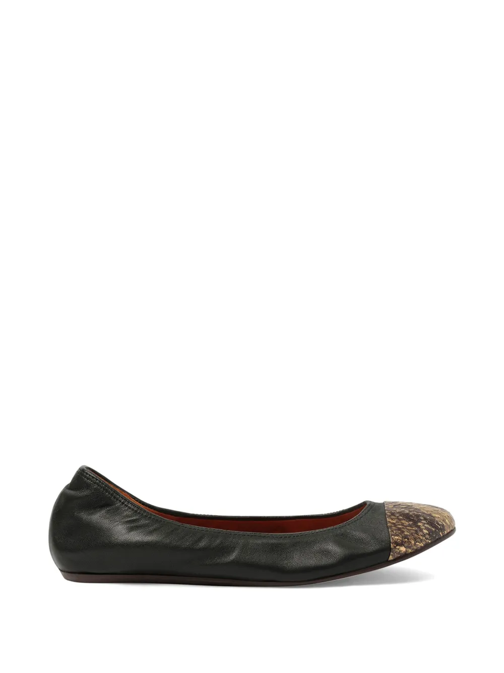 Lanvin cap-toe ballet flats - Nero