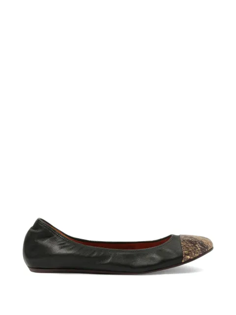 Lanvin cap-toe ballet flats
