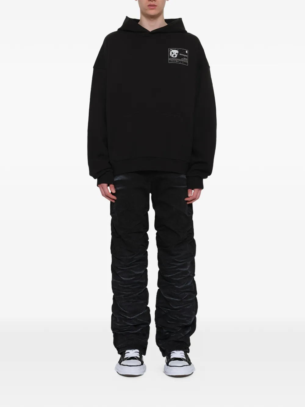  We11done Sudadera Dna Teddy Id Con Capucha - Negro 