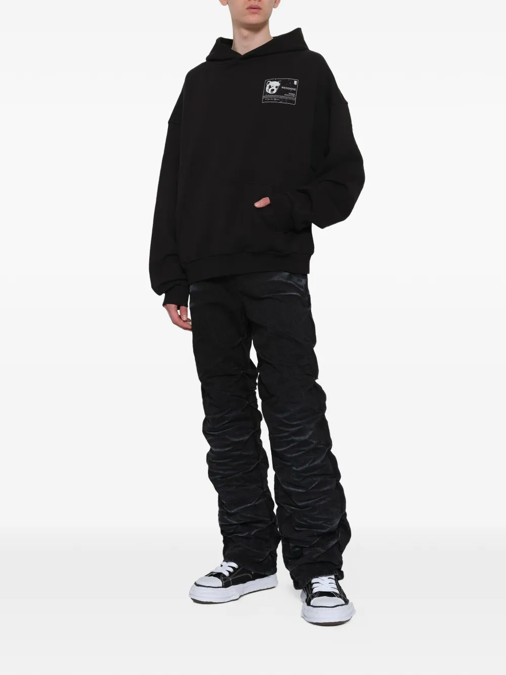  We11done Sudadera Dna Teddy Id Con Capucha - Negro 