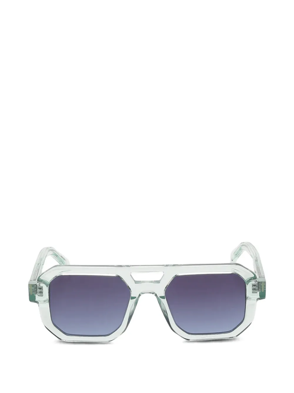 G.O.D Eyewear Thirty Four II geometric-frame sunglasses - Verde
