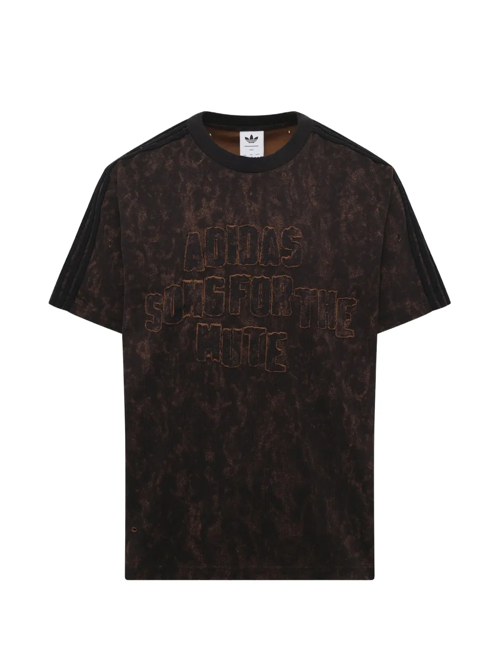 Song For The Mute x Adidas 006 bleaching-effect T-shirt - Nero