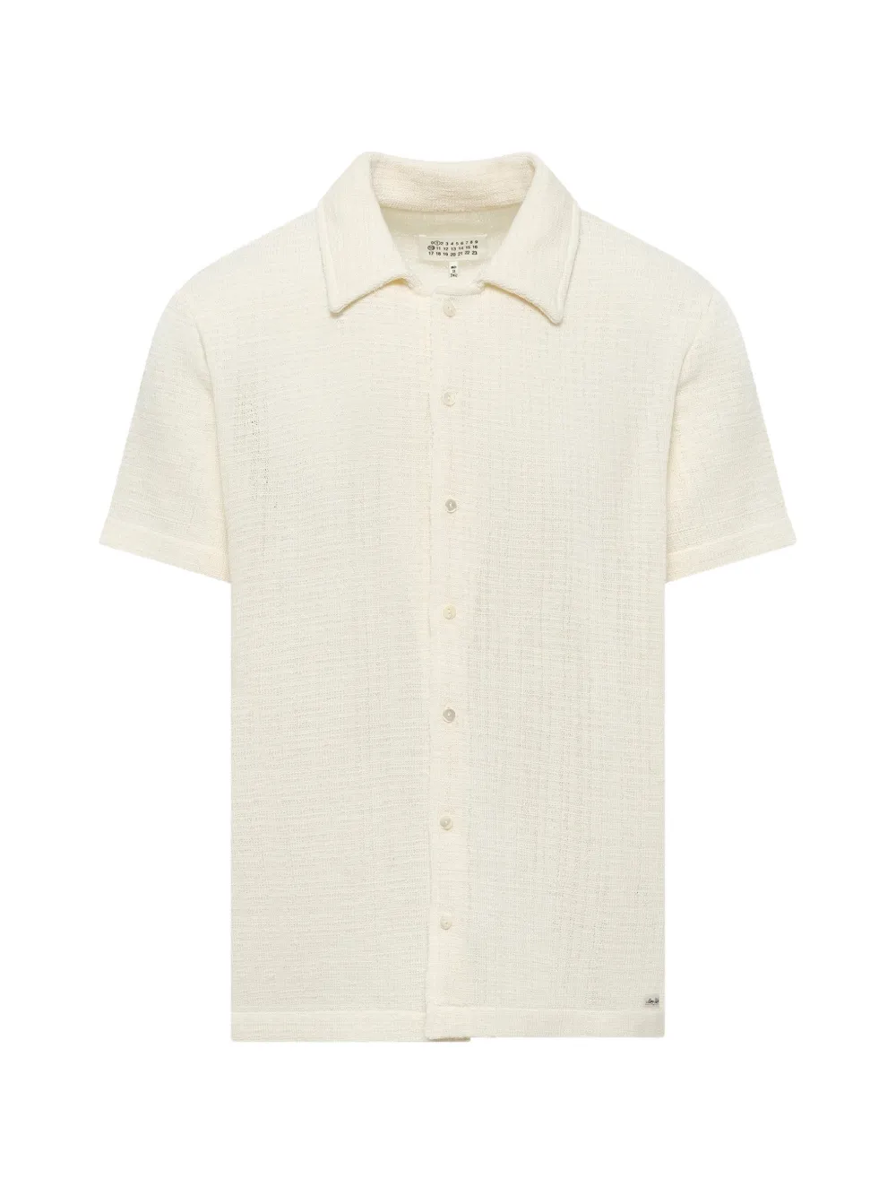 Maison Margiela short-sleeve button-front shirt - White