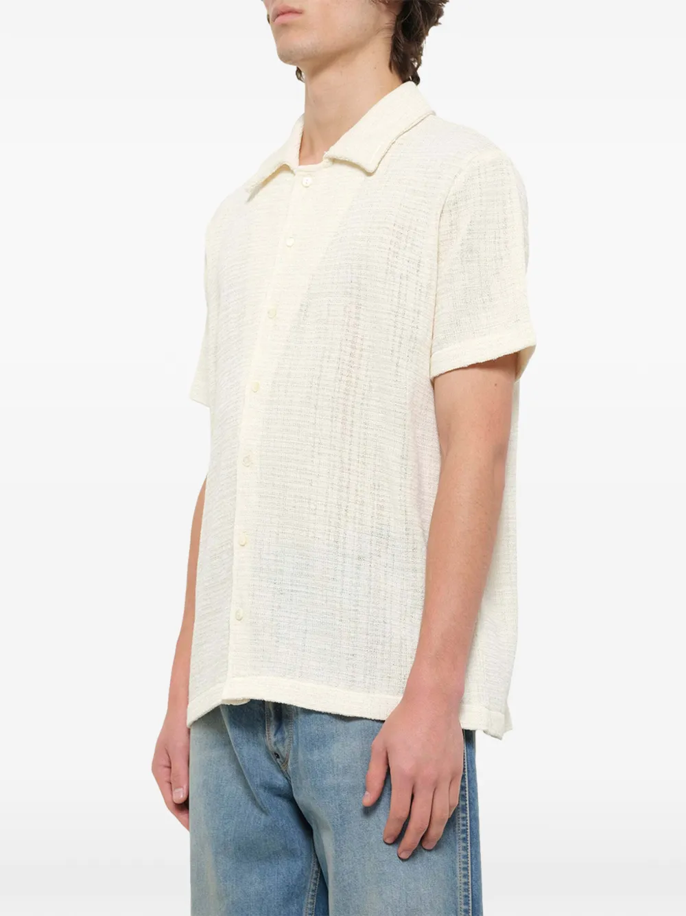 Maison Margiela Overhemd met knopen Wit