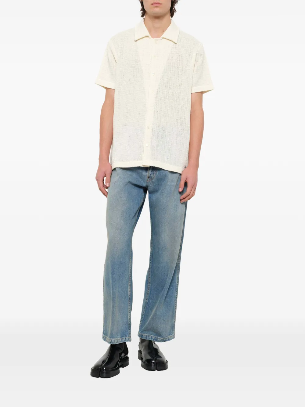 Maison Margiela Overhemd met knopen Wit