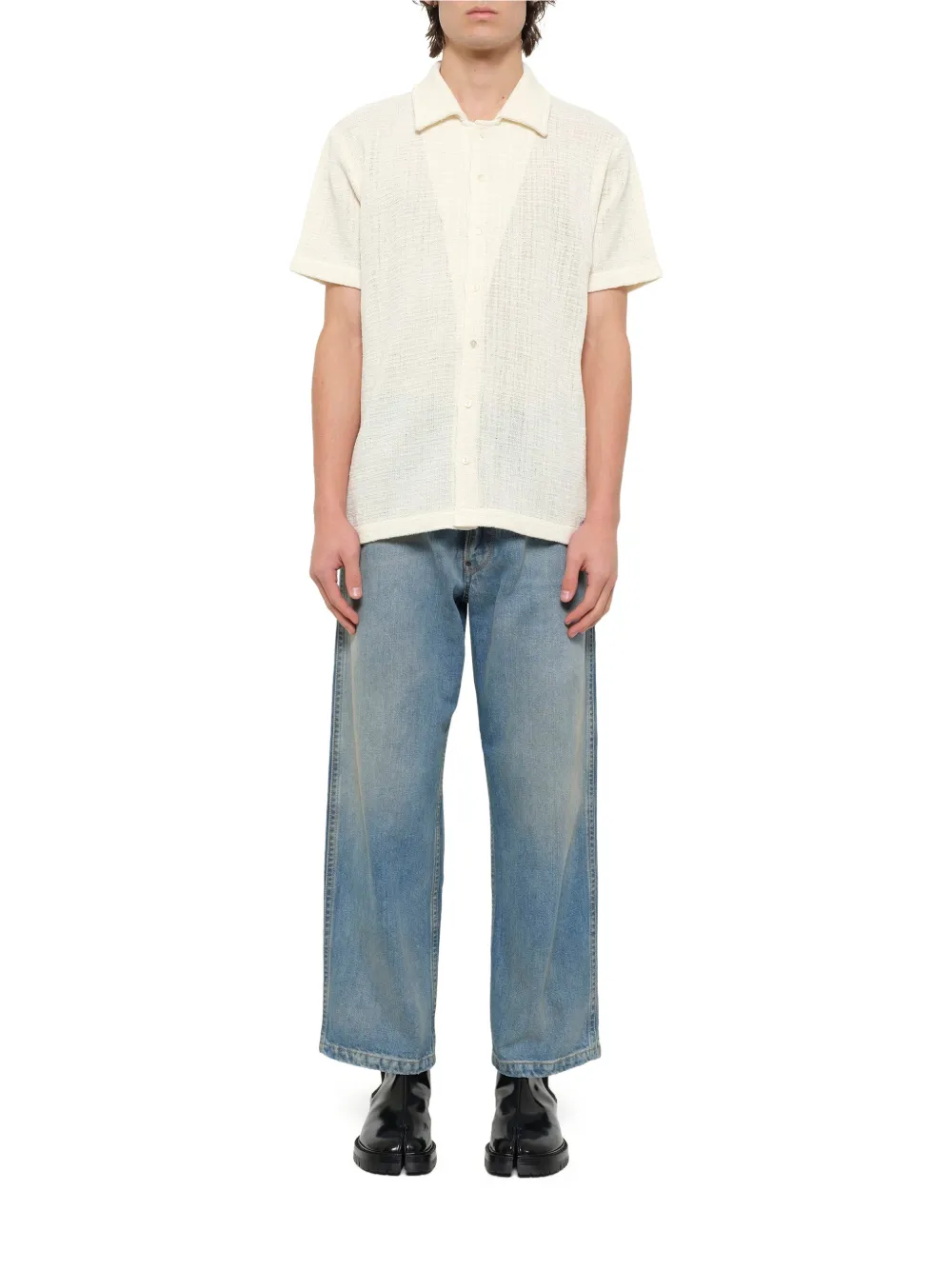 Maison Margiela Overhemd met knopen Wit