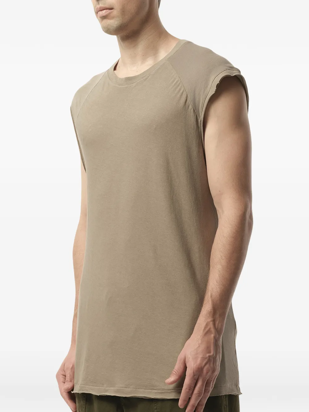 ENTIRE STUDIOS Tanktop met ronde hals Bruin