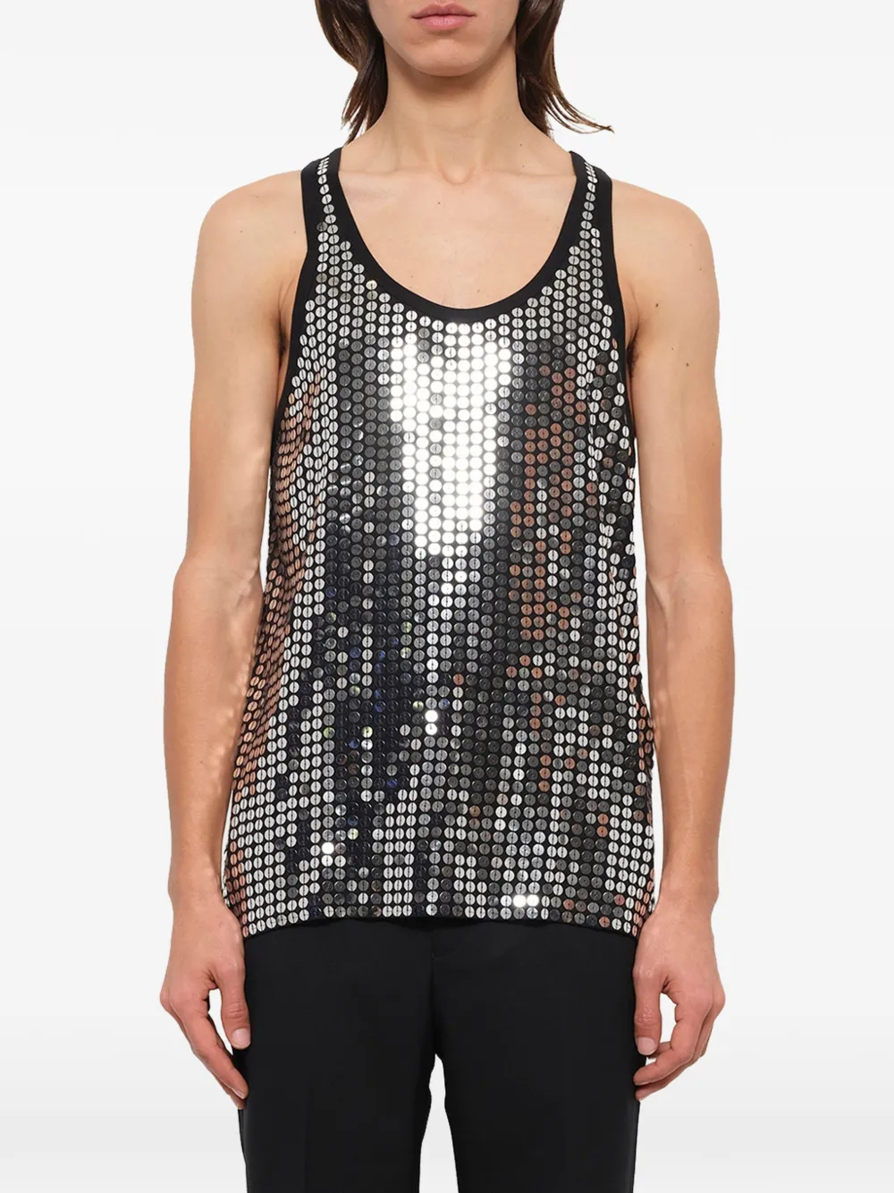 Givenchy sequin-embellished Podium tank top - Nero