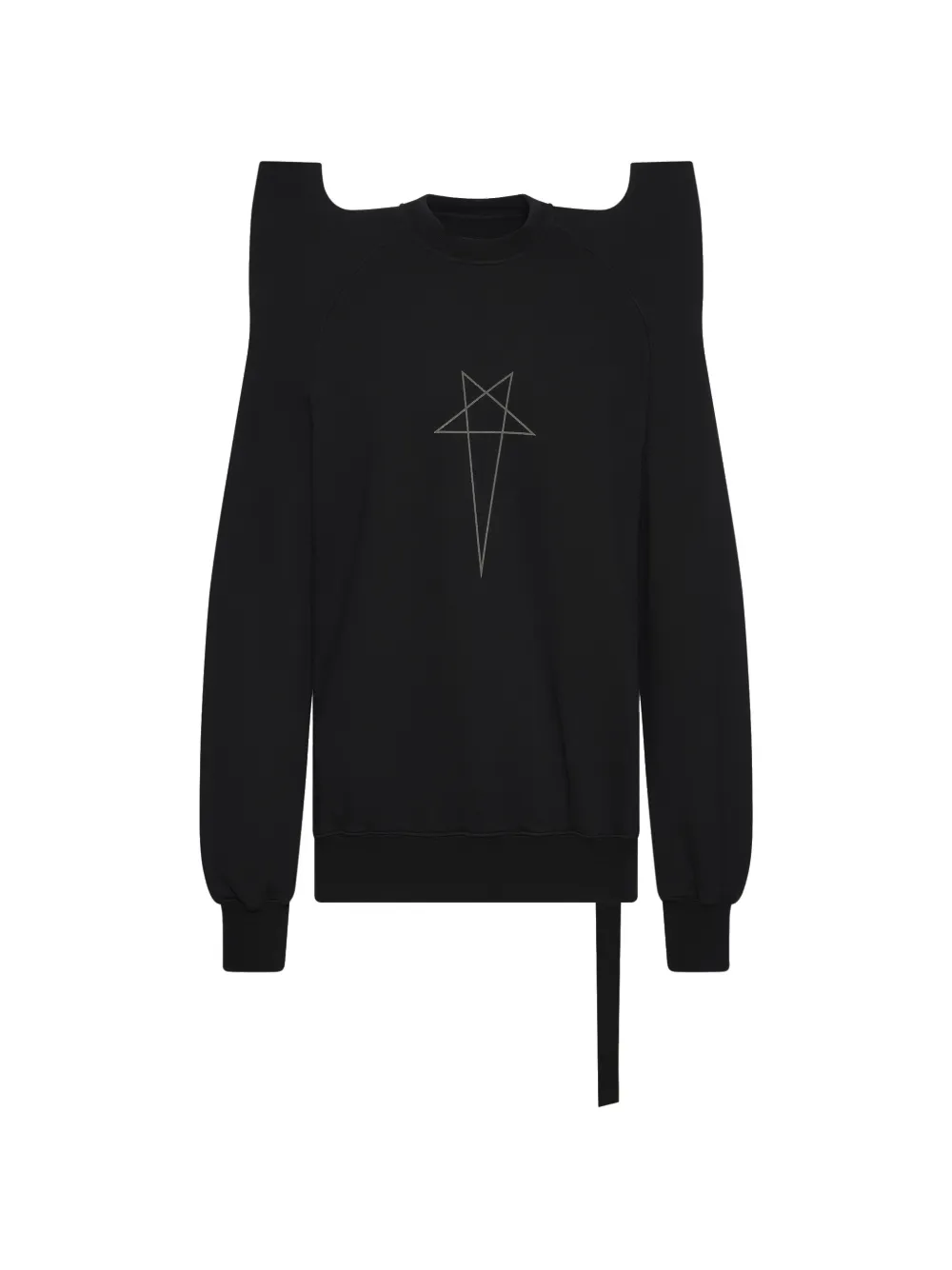 Rick Owens DRKSHDW Pentagram Tec sweater - Nero