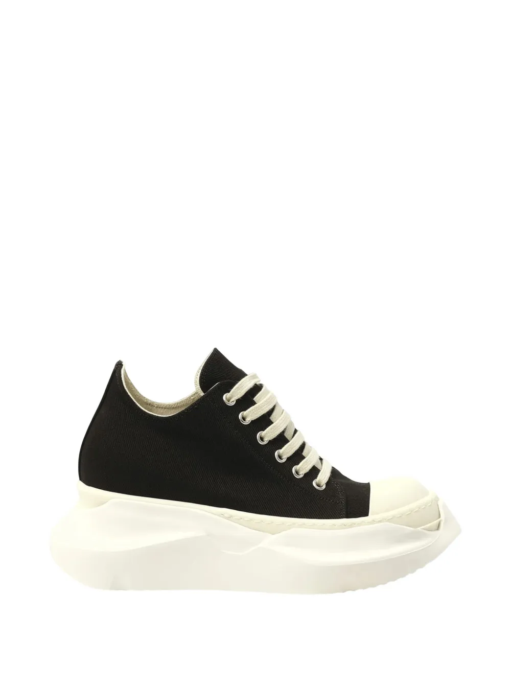 Rick Owens DRKSHDW Abstract denim sneakers Zwart