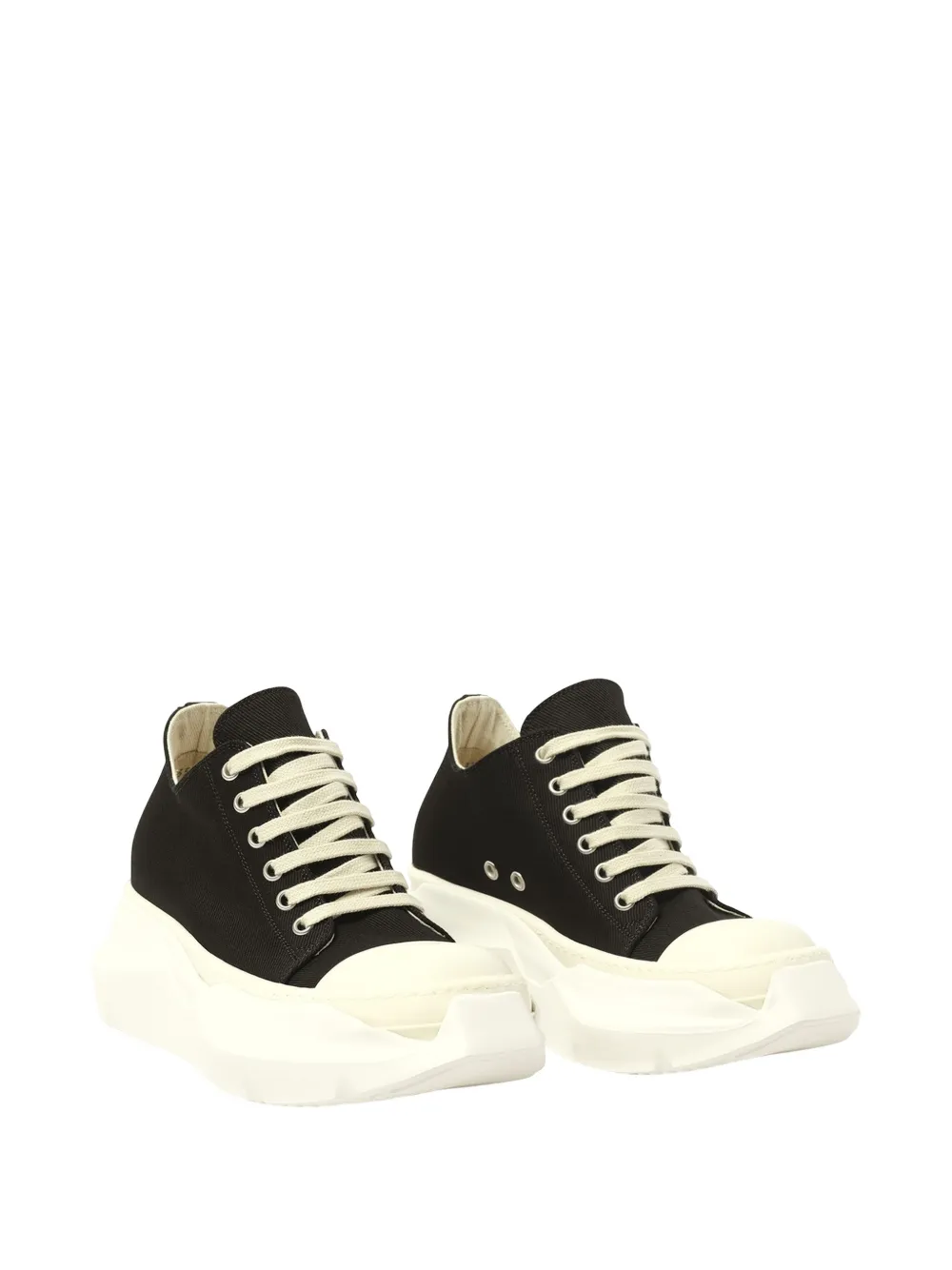 Rick Owens DRKSHDW Abstract denim sneakers Zwart