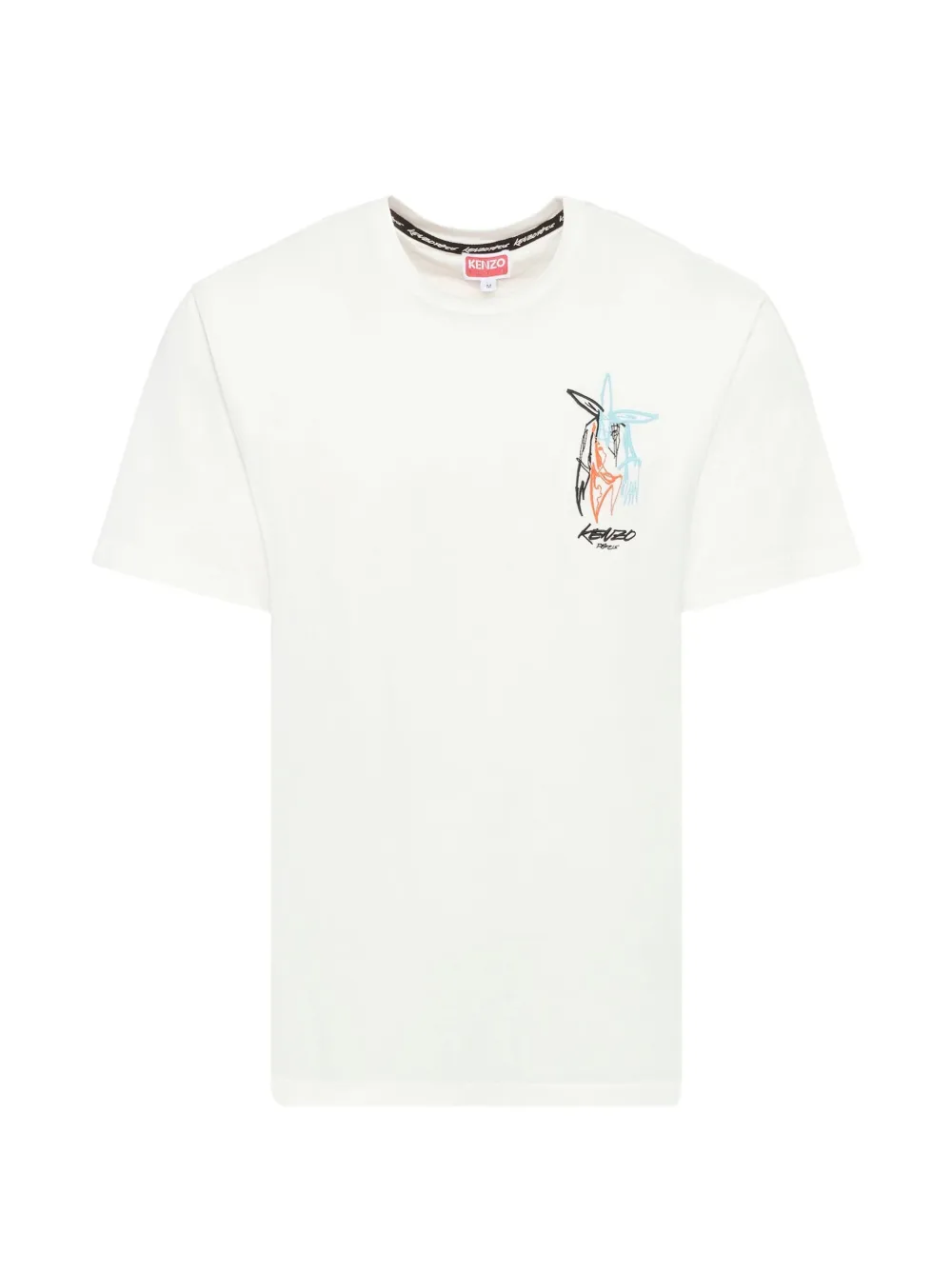 Kenzo x Futura 2000 graphic-print T-shirt - Bianco