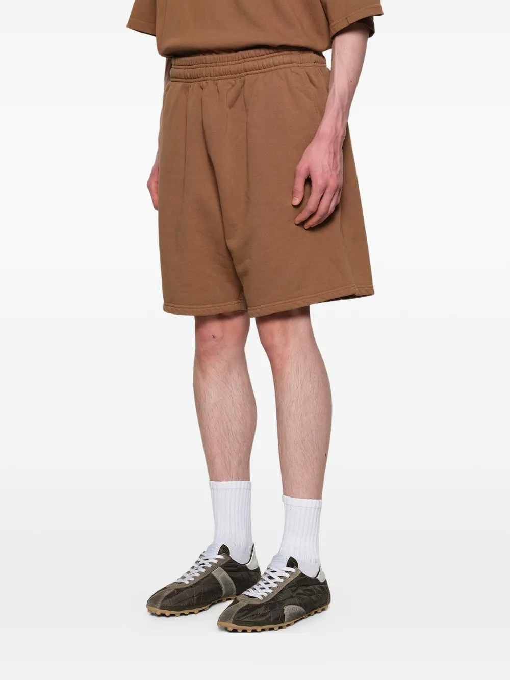 ENTIRE STUDIOS Shorts met trekkoord Bruin