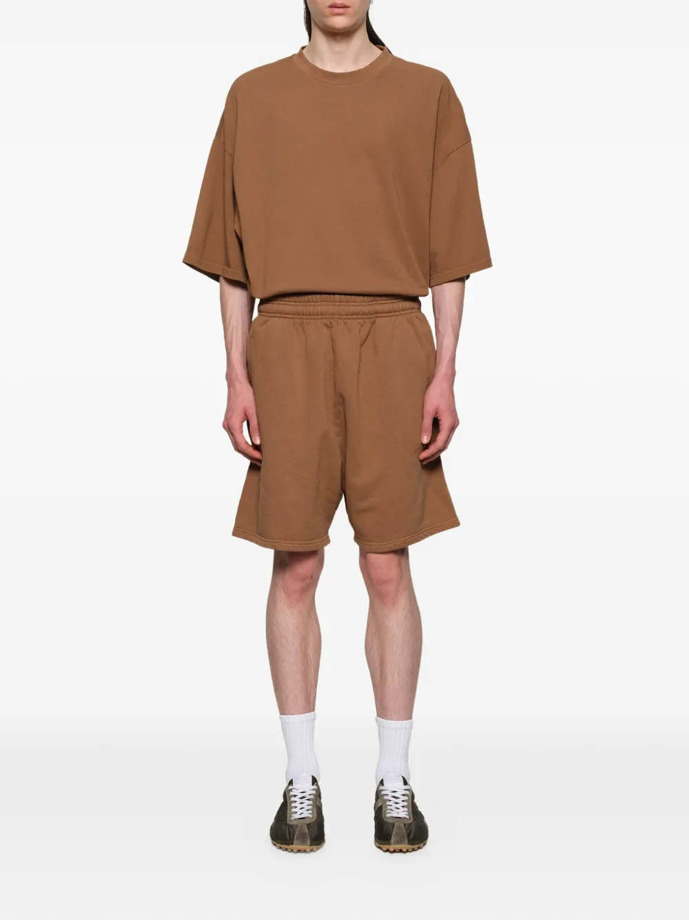 ENTIRE STUDIOS Shorts met trekkoord Bruin