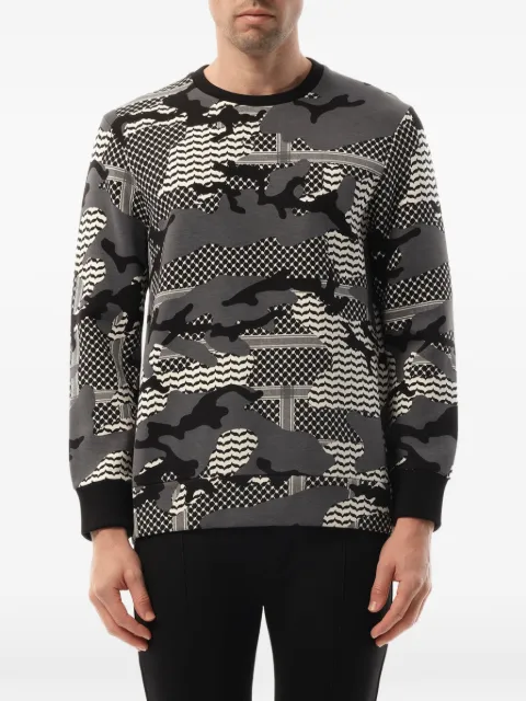 Neil Barrett sweatshirt med kamuflagetryk