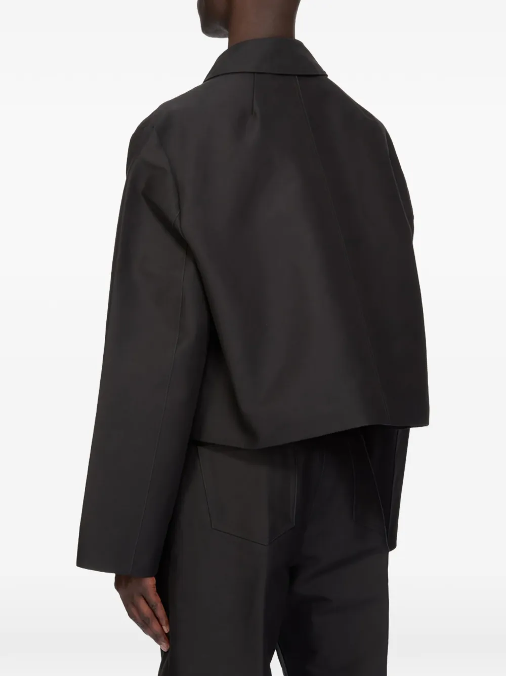 Rick Owens Heizer jack met rits Zwart