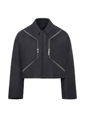 Rick Owens Heizer zip-detail Jacket | Black | FARFETCH