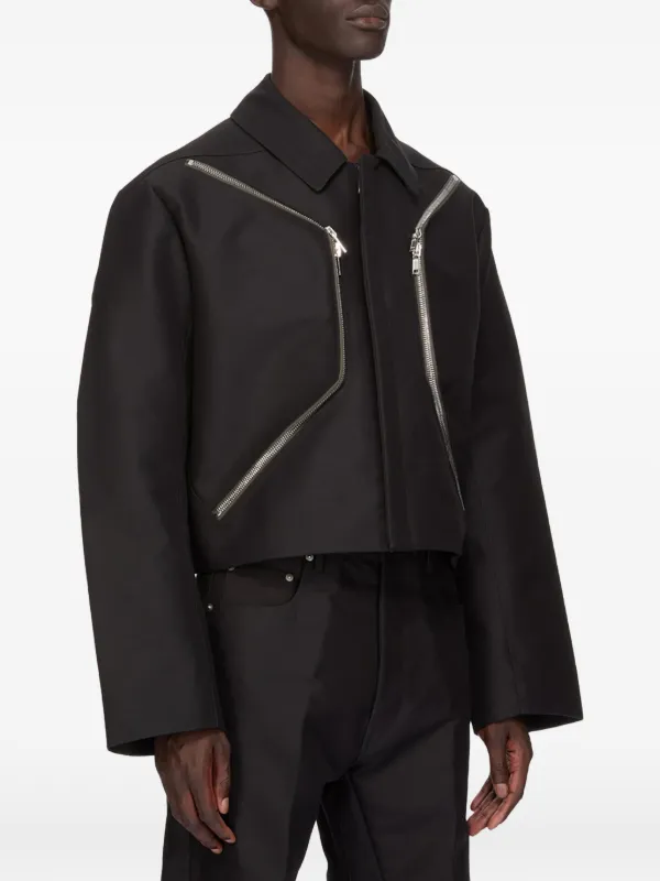 Rick Owens Heizer zip-detail Jacket | Black | FARFETCH