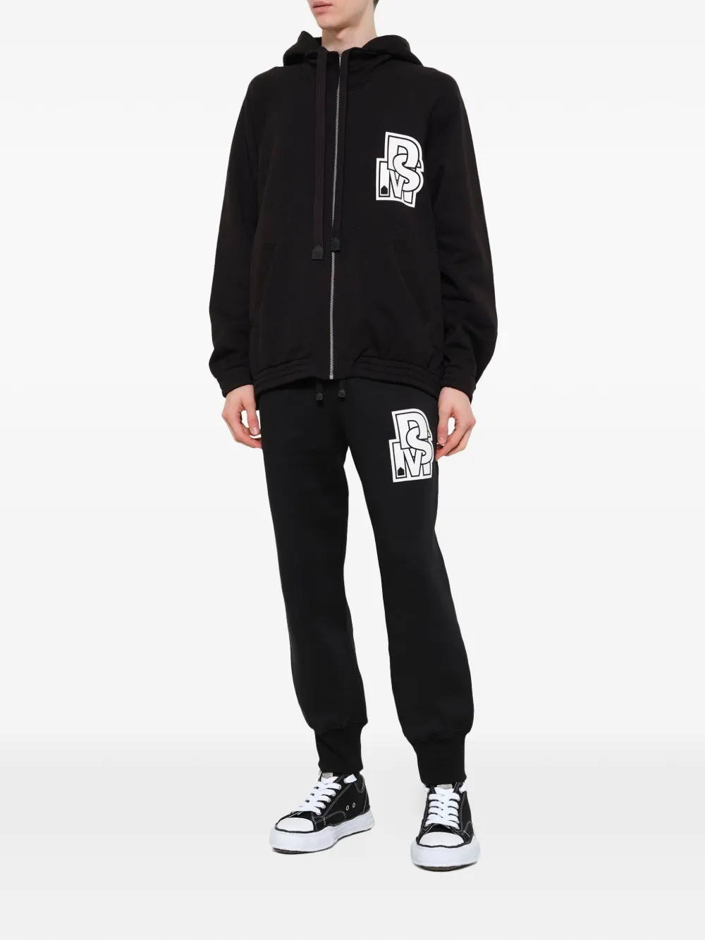  Dover Street Market Pantalones De Chándal Con Logo Bordado - Negro 